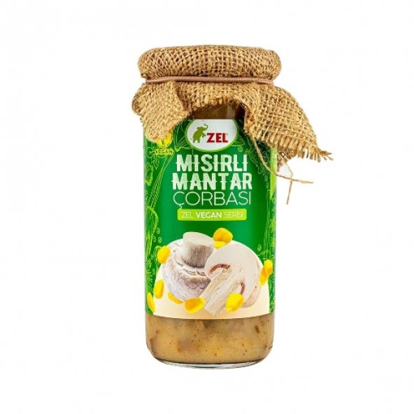 Zel Vegan Mısırlı Mantar Çorbası 480 ml. (4lü) - 1