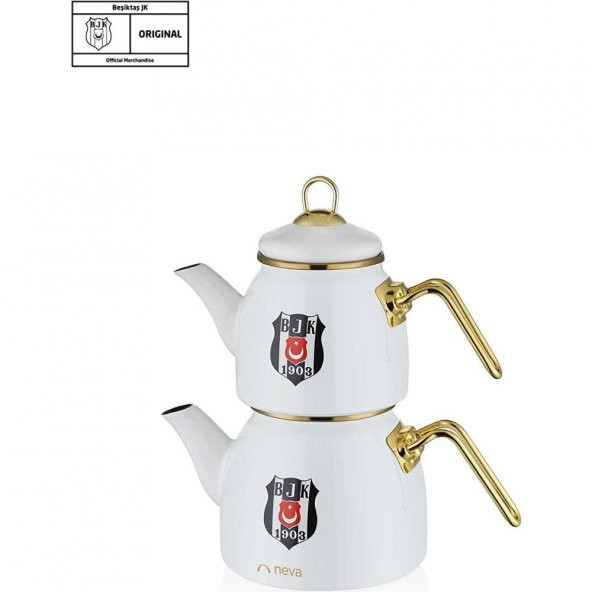 Neva N3434 Beşiktaş Lisanslı Arma Logo Çaydanlık Takımı - 3