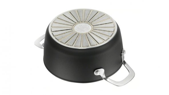 Ballarini Alba Cam Kapaklı Derin Tencere 20 cm - Resim 2