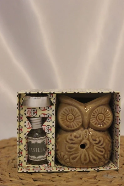 Buhardanlık Baykuş Buhurdanlık Seti Esanslı - Resim 6