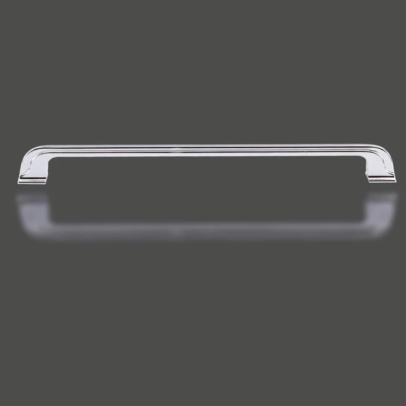 Alperen (224 MM - 22.4 CM) Mobilya Mutfak Dolabı Çekmece Dolap Kulpu Kulbu Metal Kulpları Krom - 3