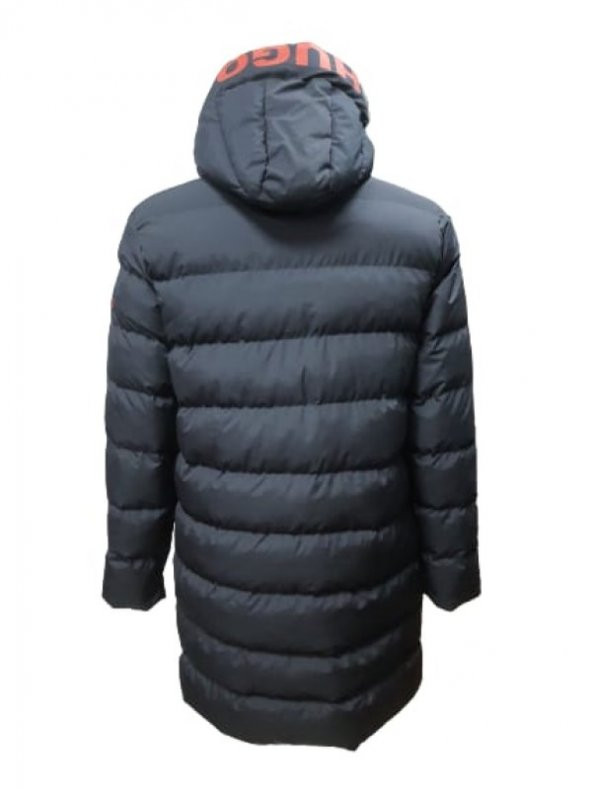 Hugo Boss H213983 Erkek Kapüşonlu Spor Şişme Kaban - H213983 - Lacivert - ST01345-Lacivert-S - 3
