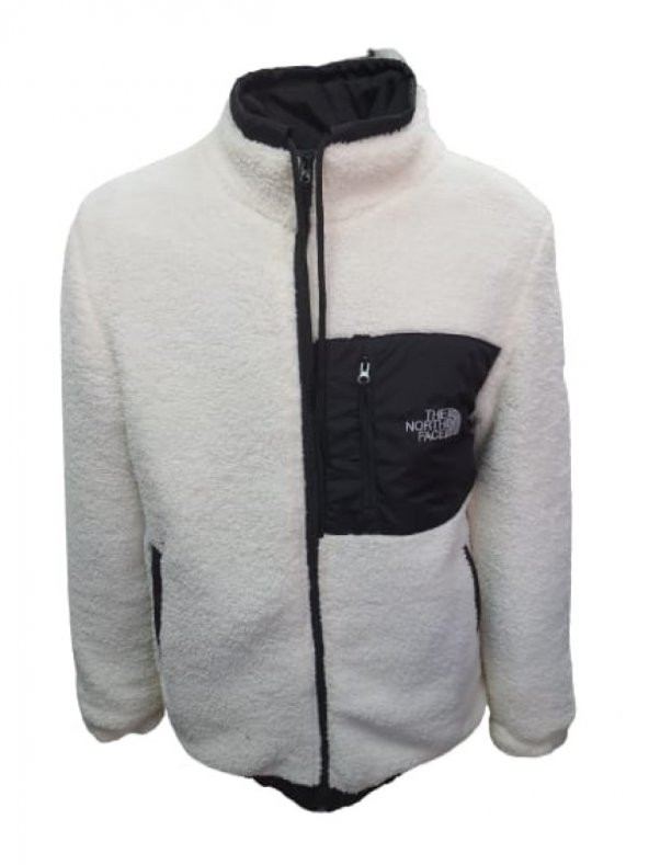 The North Face T02015 Erkek Sherpa Nuptse Pelüş Outdoor Mont - T02015 - Beyaz - ST01406-Beyaz-XL