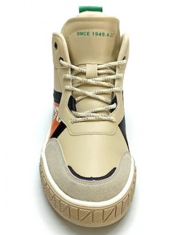 Gamelu 23Km Polo Erkek Boğazlı Memory Taban Sneaker Ayakkabı. - 23Km Polo - Bej - ST00793-Bej-40 - 4