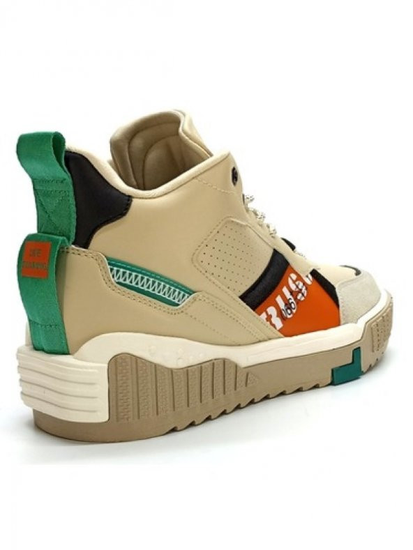 Gamelu 23Km Polo Erkek Boğazlı Memory Taban Sneaker Ayakkabı. - 23Km Polo - Bej - ST00793-Bej-40 - 6