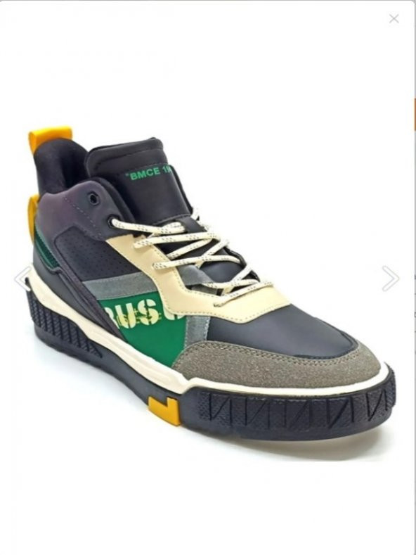 Gamelu 23Km Polo Erkek Boğazlı Memory Taban Sneaker Ayakkabı. - Siyah - ST00793-Siyah-43