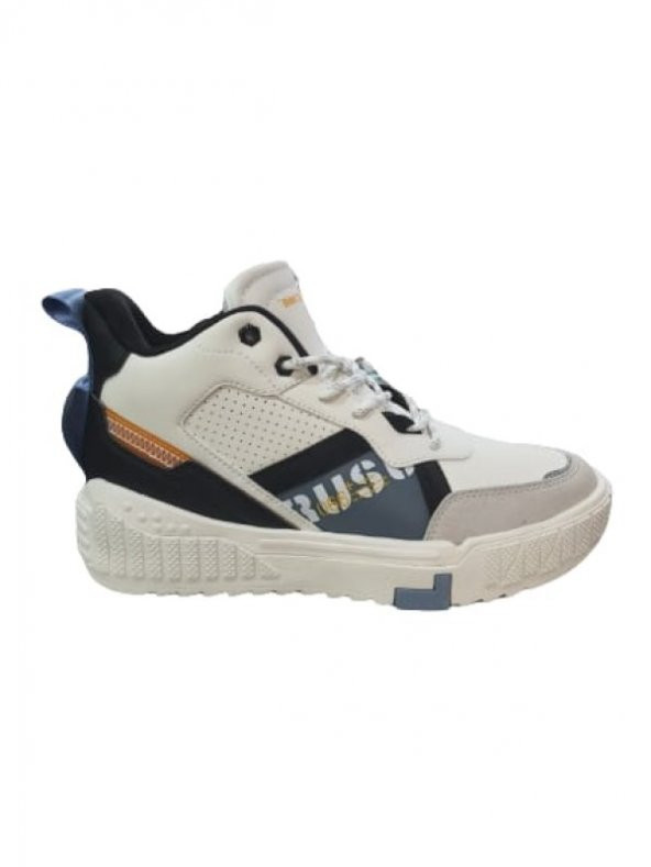 Gamelu 23Km Polo Erkek Boğazlı Memory Taban Sneaker Ayakkabı. - Beyaz - ST00793-Beyaz-42 - 2