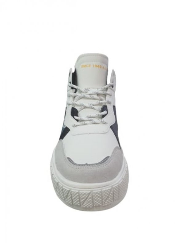 Gamelu 23Km Polo Erkek Boğazlı Memory Taban Sneaker Ayakkabı. - Beyaz - ST00793-Beyaz-43 - 4
