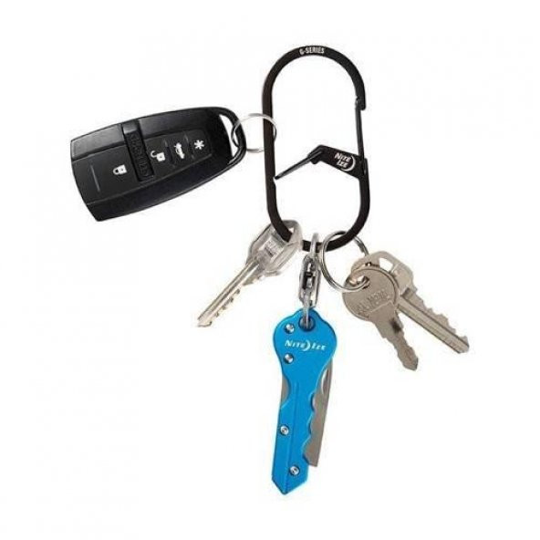 Nite Ize G-Serisi Çift Bölmeli Karabina Siyah #3 - Resim 2