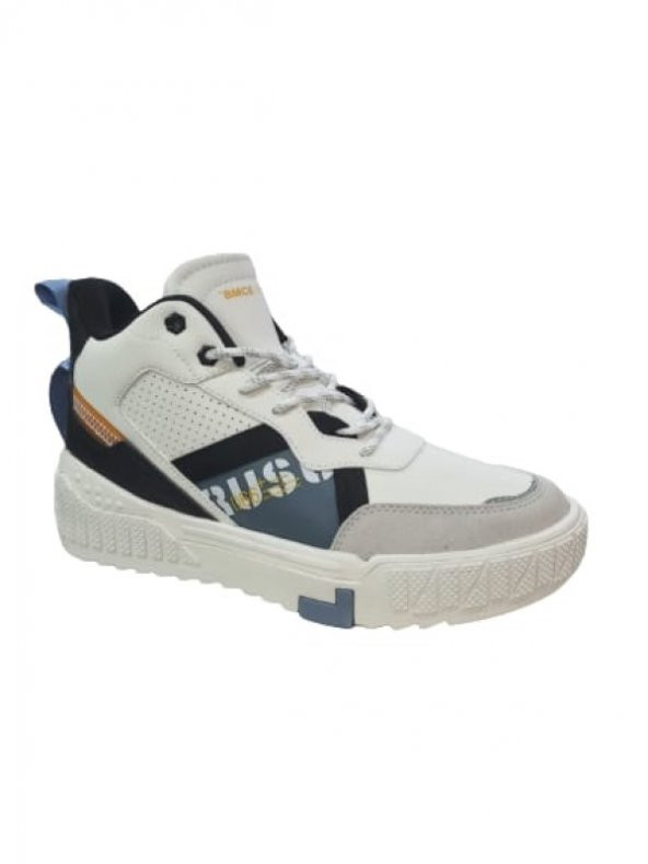 Gamelu 23Km Polo Erkek Boğazlı Memory Taban Sneaker Ayakkabı. - Beyaz - ST00793-Beyaz-41