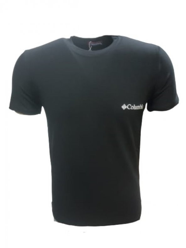 Columbia Erkek Basic Sıfır Yaka Kısa Kol Sleeve T-shirt C00135 - Siyah