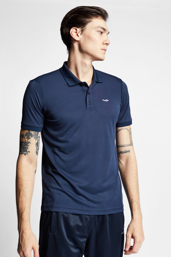 Lescon Erkek 23S-1299-23B Kısa Kol Polo Yaka T-Shirt - Lacivert