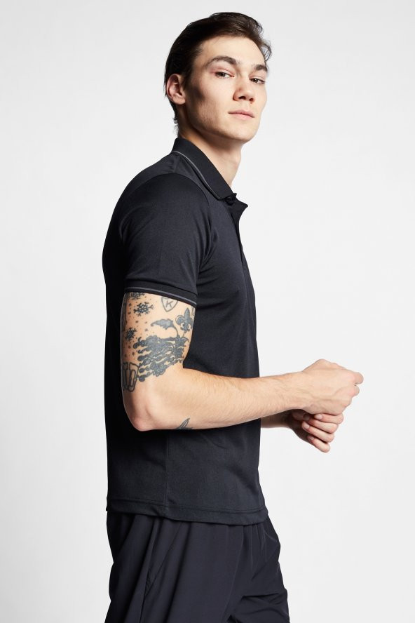 Lescon Erkek 23S-1299-23B Kısa Kol Polo Yaka T-Shirt - Siyah - 2