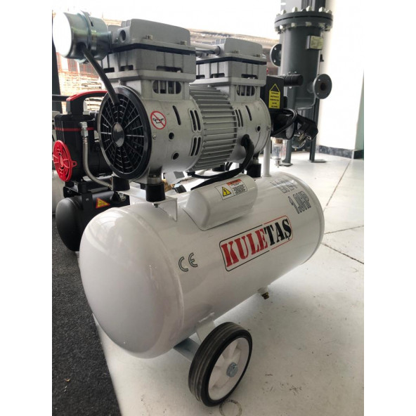 KULETAŞ 24 LT 1 HP SESSİZ YAĞSIZ HAVA KOMPRESÖRÜ - 2