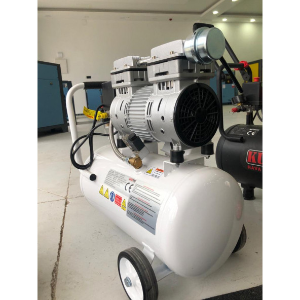 KULETAŞ 24 LT 1 HP SESSİZ YAĞSIZ HAVA KOMPRESÖRÜ - 3