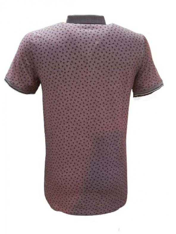 Pool Harvest Erkek Polo Yaka Kısa Kol T-shirt 12-5304 - Bordo - L
