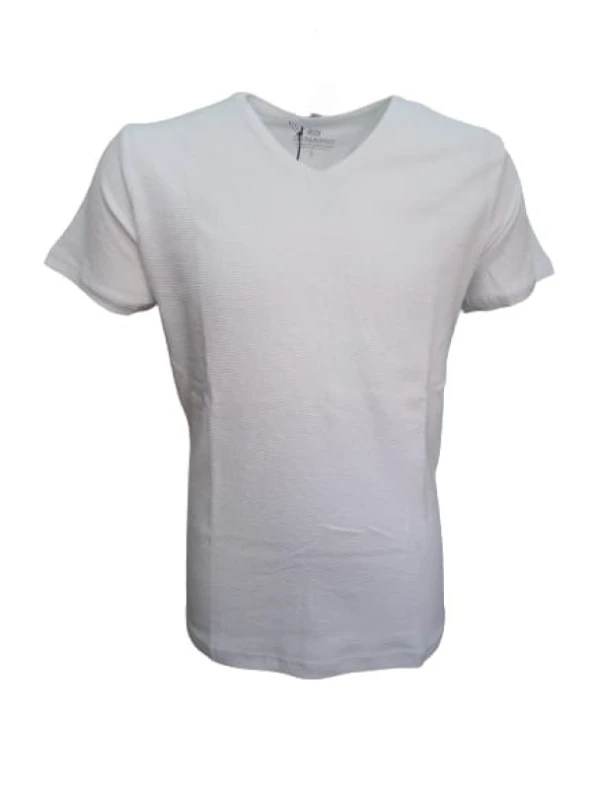 Dynamo Basic Erkek Slim Fit T-shirt T-554 - T-554 - Beyaz - L