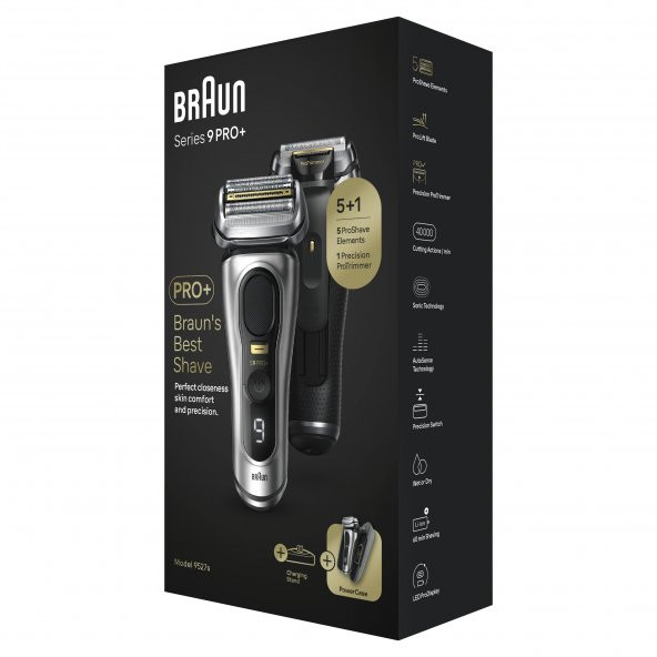 Braun Series 9 Pro Plus 9527S Islak ve Kuru Tıraş Makinesi - 8