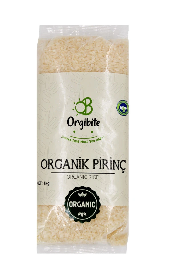 Orgibite Organik Pirinç 1 Kg Paket