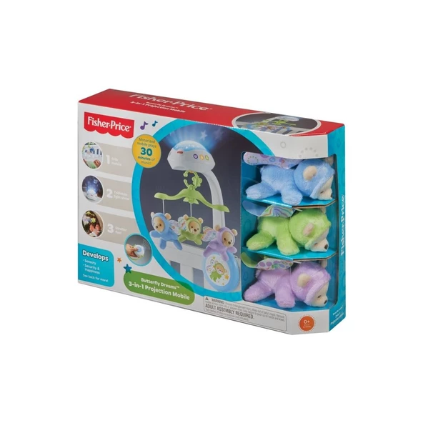 YENİLENEN Fisher Price Kelebekli Rüyalar Dönence KUMANDALI FİSHER PRİCE DÖNENCE - 2