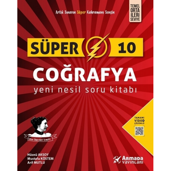 Armada Yayınları Süper 10. Sınıf Coğrafya Yeni Nesil Soru Kitabı