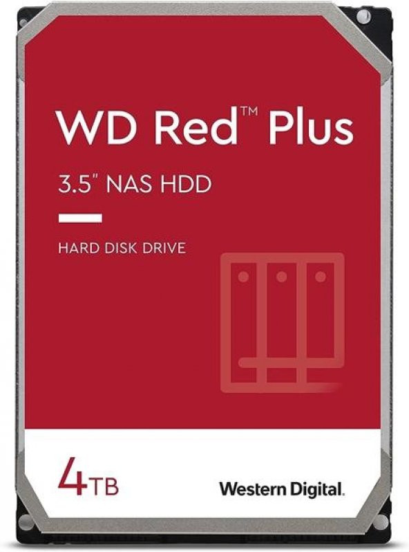 WD 4TB Red Plus 3.5" 5400Rpm 256MB Nas Disk WD40EFPX