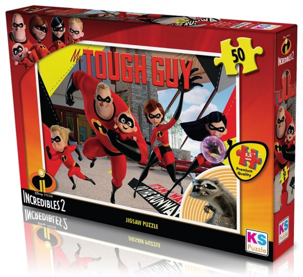 KS Puzzle 50 Parça Incredibles