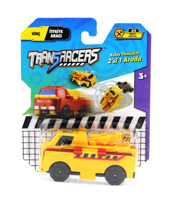 Transracers Dönüşen Araçlar Vinç / İtfaiye Aacı