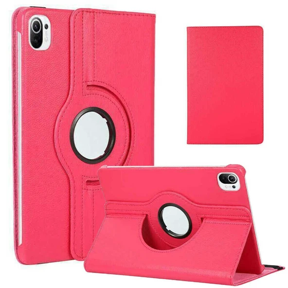 Xiaomi Redmi Pad SE 11inç Kılıf Dönen Tablet Kilifi Ekran Koruyucu+Kalem - 11