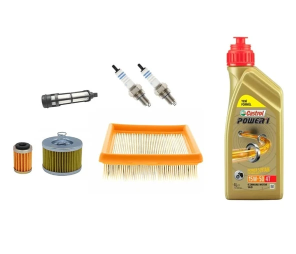 Bajaj Discover 125 ST 7 Parça Orjinal Bakım Seti ürün görseli 1