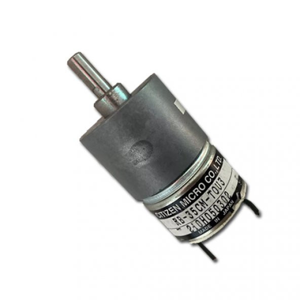 Sayama Geared Motor DC 24V 35 RPM (Çap 37mm) RB-35CM Torklu Redüktörlü Motor ürün görseli
