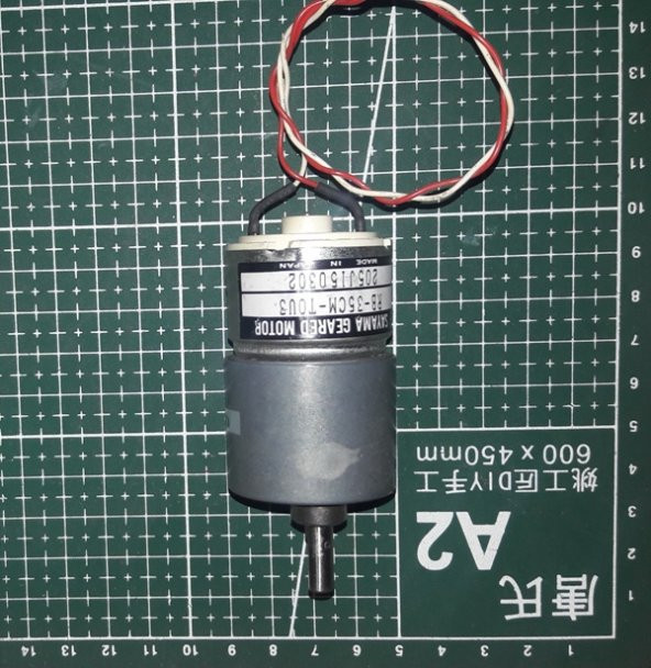 Sayama Geared Motor DC 24V 35 RPM (Çap 37mm) RB-35CM Torklu Redüktörlü Motor - Resim 4