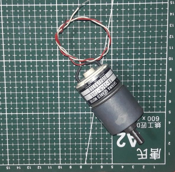 Sayama Geared Motor DC 24V 35 RPM (Çap 37mm) RB-35CM Torklu Redüktörlü Motor - Resim 5