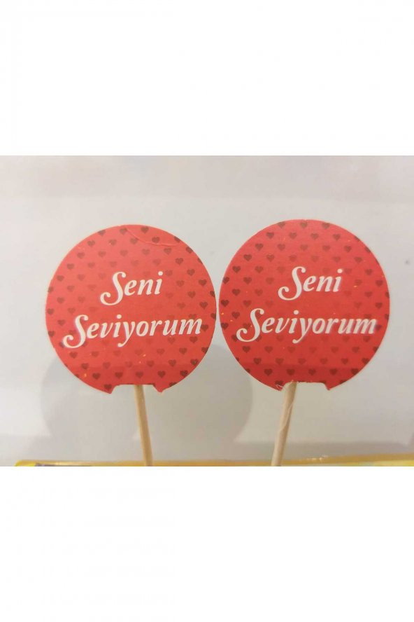 Seni Seviyorum Kürdan 20 Adet