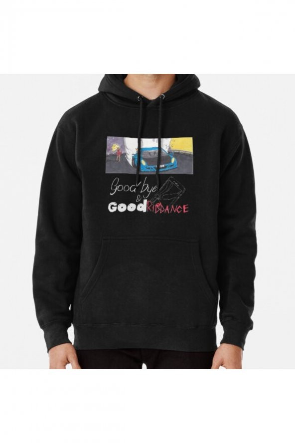 Juice Wrld Goodbye Good Riddance,Juice Farewell and Good Baskılı Sweatshirt Hoodie - 1