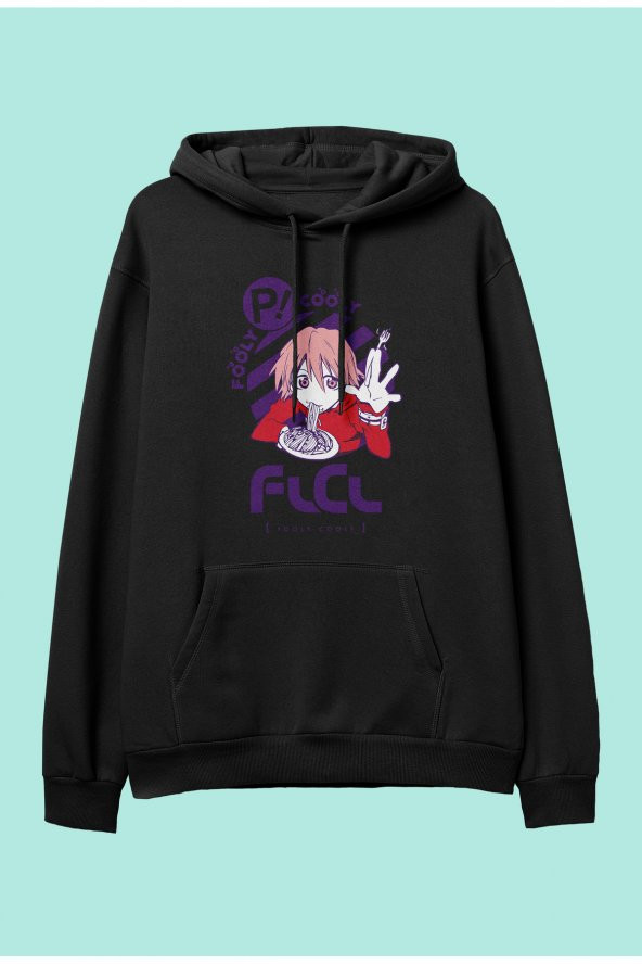 flcl mamimi samejima anime karakter baskılı kapüşonlu sweatshirt hoodie - 1