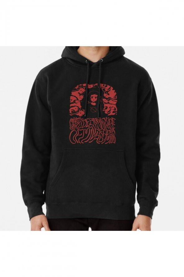 Milk chan milk outside a bag of milk black Baskılı Kapşonlu Sweatshirt Hoodie