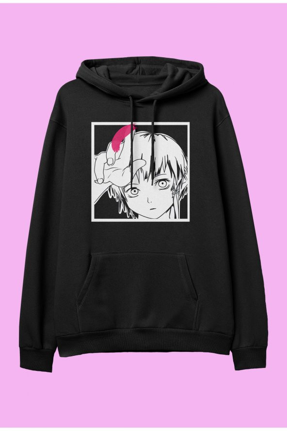 Serial Experiments Lain iwakura özel tasarım anime kapüşonlu sweatshirt hoodie