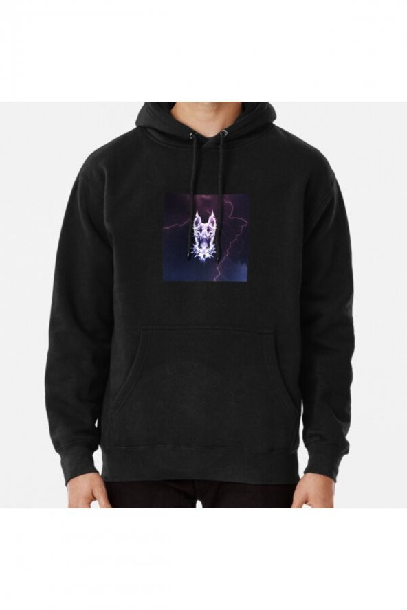 Anime Hell Dog (T) Baskılı Kapşonlu Sweatshirt Hoodie