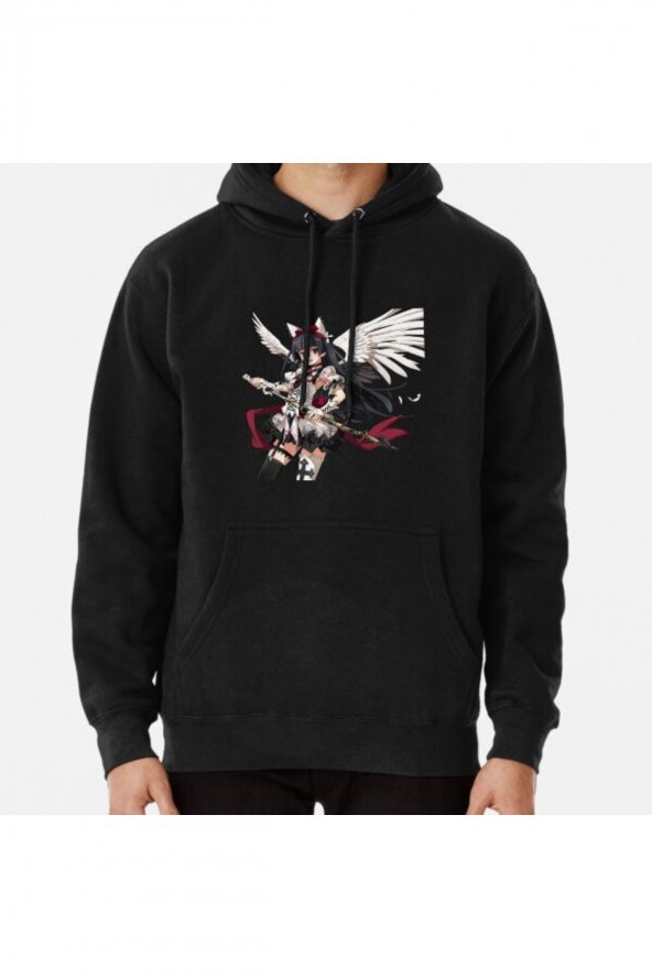 Rory Mercury Waifu,GATE Anime Sticker Baskılı Kapşonlu Sweatshirt Hoodie