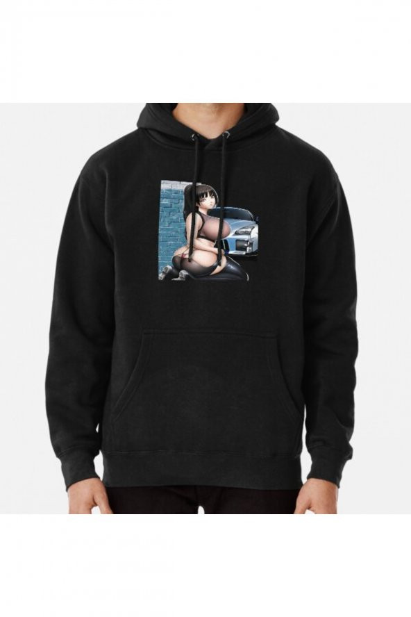 Bad girl anime,nude anime,Baskılı Kapşonlu Sweatshirt Hoodie