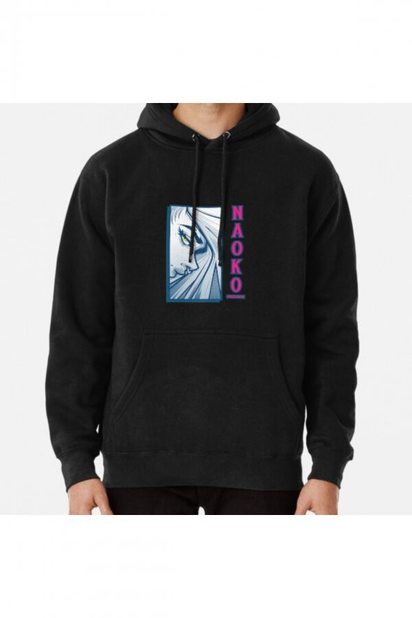 Anime Essential Vintage Anime Girl Naoko Baskılı Kapşonlu Sweatshirt Hoodie