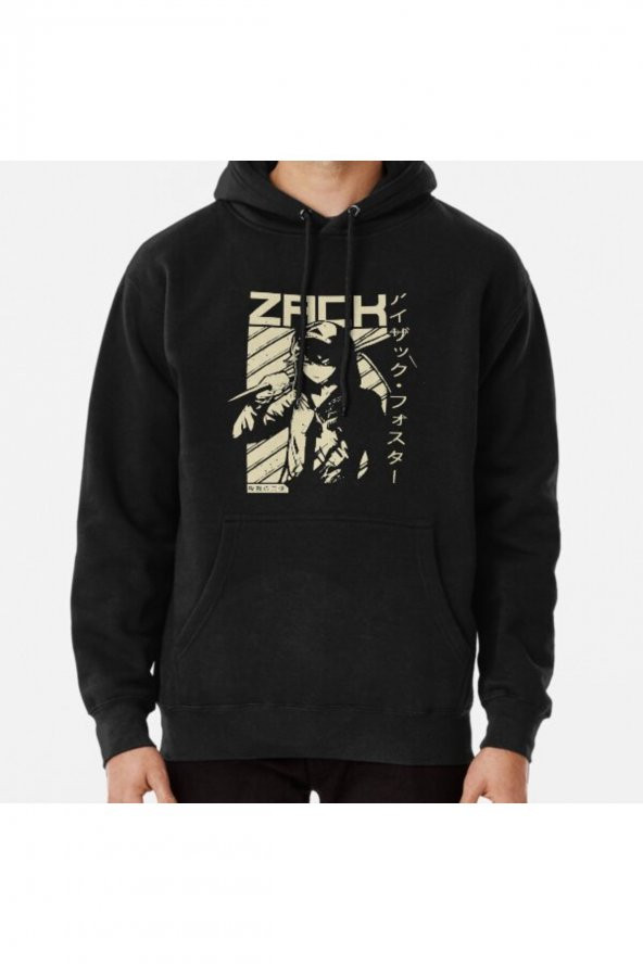 Isaac Zack Foster,Angels of Death Anime Shirt Baskılı Kapşonlu Sweatshirt Hoodie