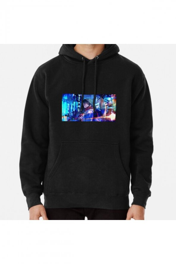 Umbrella || Anime girl Baskılı Kapşonlu Sweatshirt Hoodie