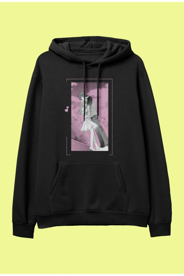 Fruits Basket Tohru Honda ve Kyo Soma özel tasarım anime kapüşonlu sweatshirt hoodie