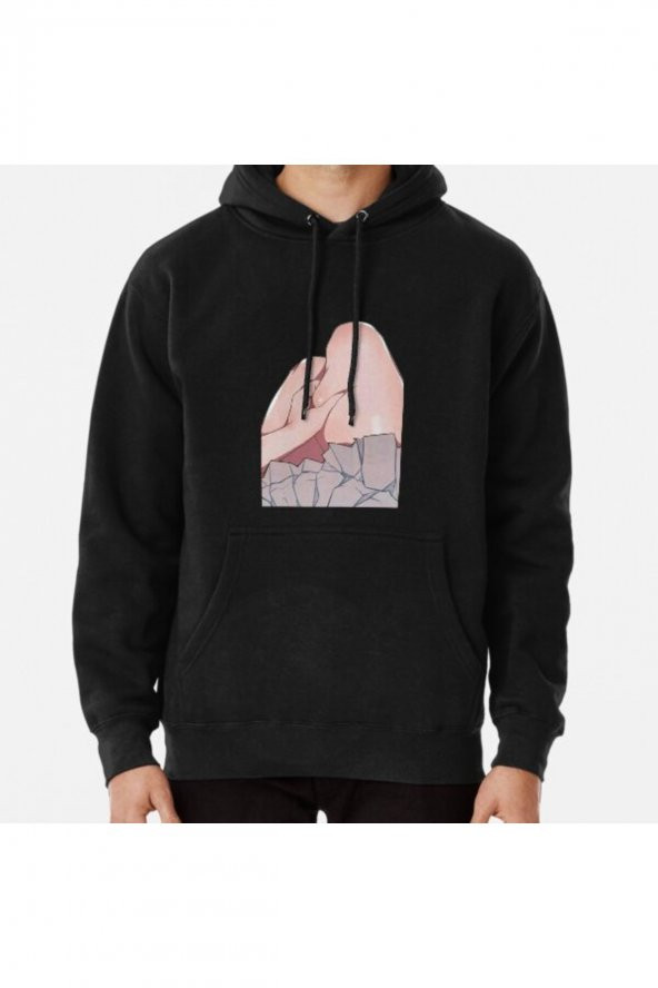 Cute anime girl,sexy legs Baskılı Kapşonlu Sweatshirt Hoodie