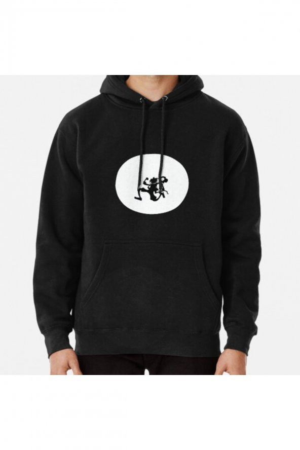 monkey D luffy gear 5 white moon one piece Baskılı Kapşonlu Sweatshirt Hoodie
