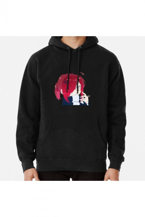 manga owl Baskılı Kapşonlu Sweatshirt Hoodie