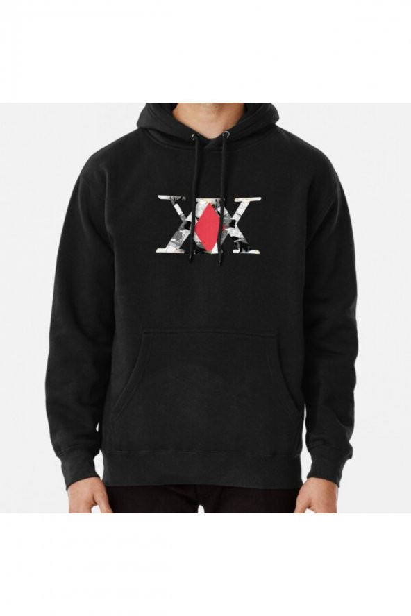 Anime XX Baskılı Kapşonlu Sweatshirt Hoodie - 1