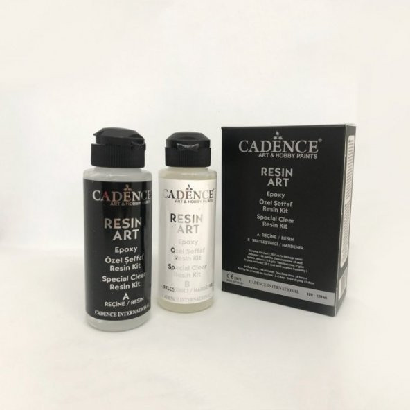 Cadence Resin Art Şeffaf Epoksi 120ML Takım ürün görseli 1